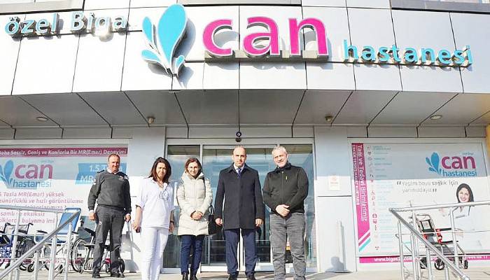 KAYMAKAM CAN'DAN HASTANE ZİYARETİ