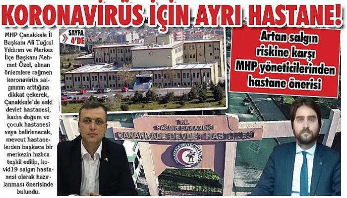 Artan salgın riskine karşı bir öneride MHP’li Özel’den geldi