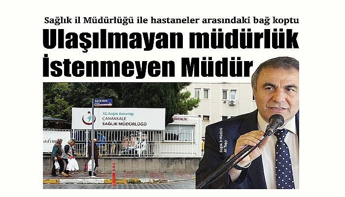 Sağlık il Müdürlüğü ile hastaneler arasındaki bağ koptu