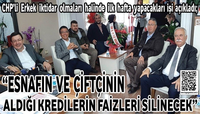 'Esnafın ve çiftçinin aldığı kredilerin faizleri silinecek'