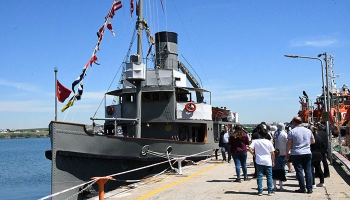 Nusret Müze Gemisi, Tekirdağ'da ziyarete açıldı (VİDEO)