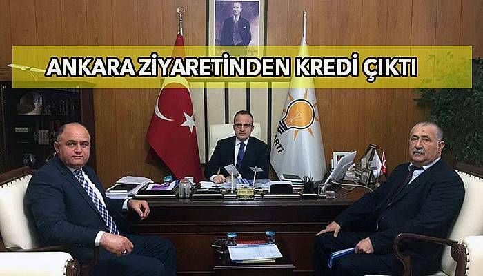 Krediyi aldı, Turan'a teşekkür etti