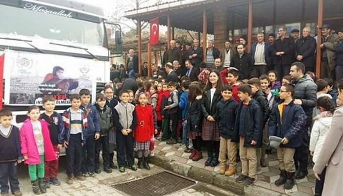 Yenice’den Halep’e un yardımı