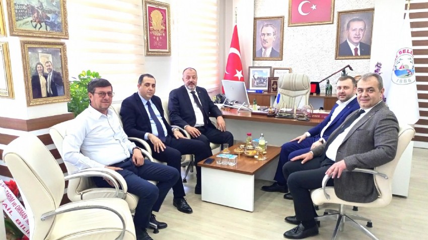 ÇTSO’ dan Ezine Belediye Başkanı Güray Yüksel'e Ziyaret