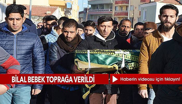 13 aylık bebek gözyaşlarıyla uğurlandı (VİDEO)