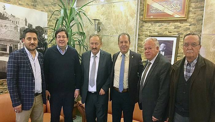 Erkek ve Soydan, DP yöneticilileriyle buluştu