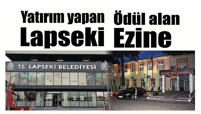 Yatırım yapan Lapseki Ödül alan Ezine