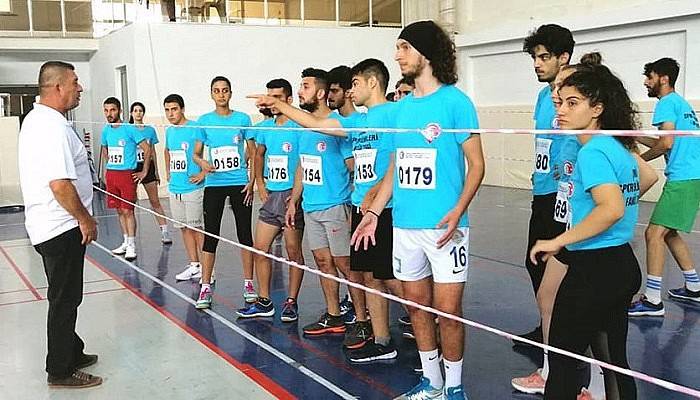 ÇOMÜ Spor Bilimleri yetenek sınavlarına yoğun katılım