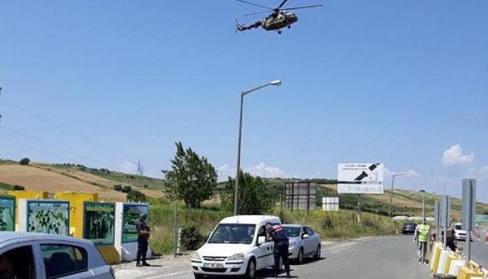 Çanakkale'de Havadan Trafik Denetimi