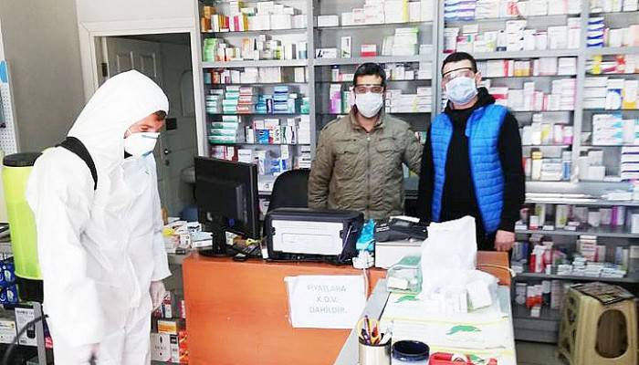 KARABİGA KÖŞE BUCAK DEZENFEKTE EDİLİYOR