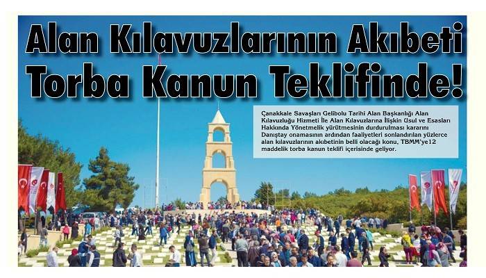 Alan Kılavuzlarının Akıbeti Torba Kanun Teklifinde!