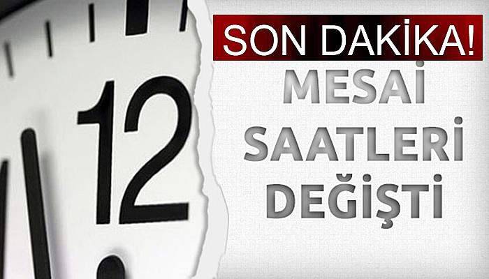 Çanakkale'de mesai saatleri değişti