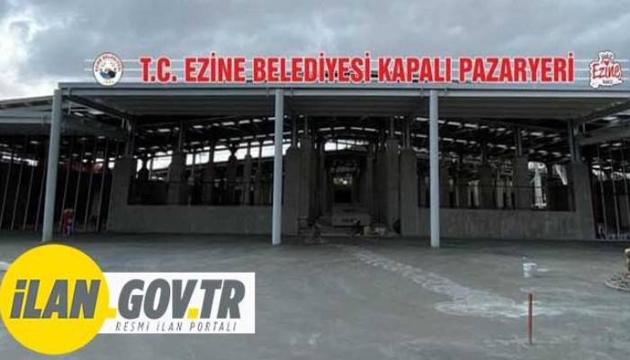 EZİNE BELEDİYESİ PAZAR YERLERİNİ İHALEYLE KİRAYA VERECEK