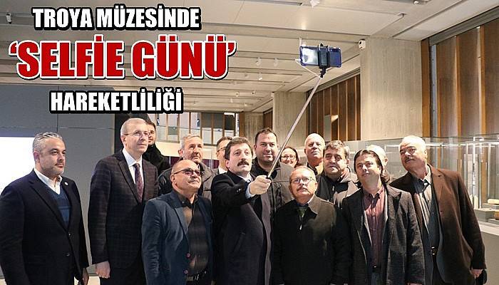Troya Müzesinde ‘Selfie Günü’ Hareketliliği