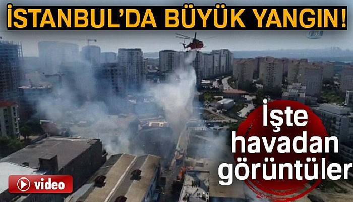 Sefaköy'de kağıt fabrikasında yangın!