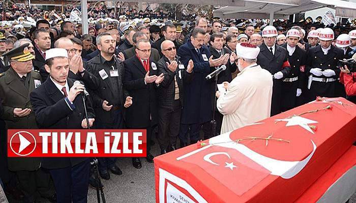 Şehit Astsubay Kaşıkçı, Çanakkale'de toprağa verildi (VİDEO)