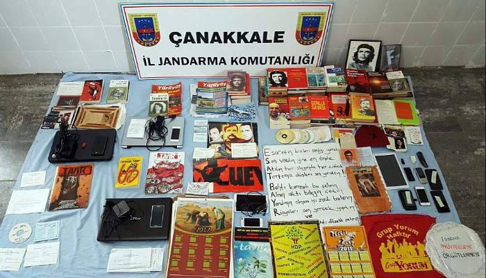 Çanakkale'de terör operasyonu