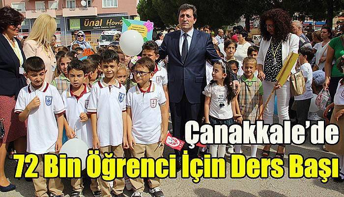Çanakkale’de 72 Bin Öğrenci Ders Başı Yaptı