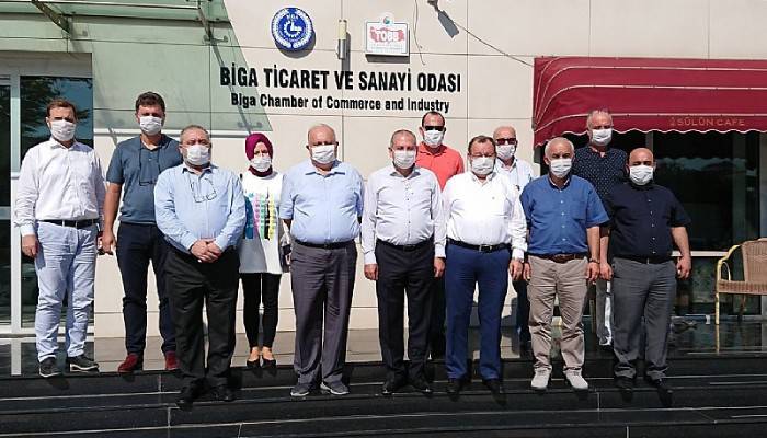 BİGA OSB’NİN YENİ YÖNETİMİNDEN BİGA TSO’YA ZİYARET