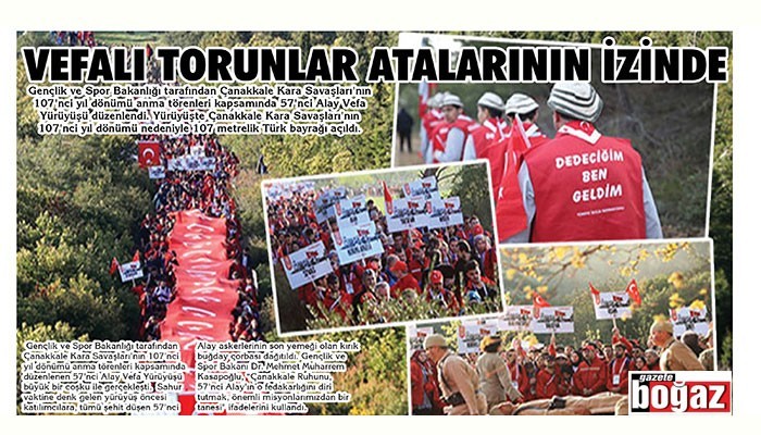Vefalı Torunlar, 107 Yıl Sonra Atalarının İzinden Yürüdü