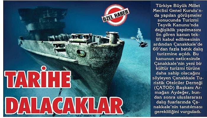 Tarihe dalış yapacaklar