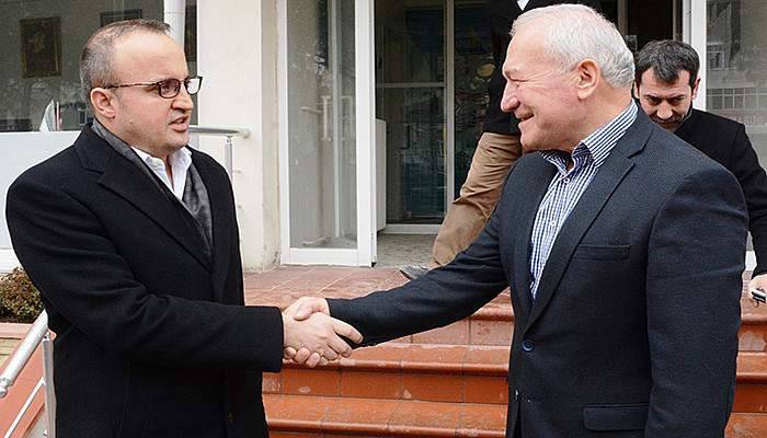Turan, Başkan Yılmaz'a konuk oldu