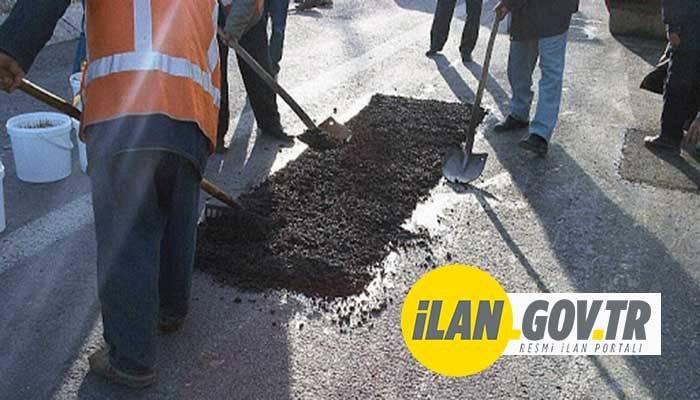 SOĞUK HAZIR ASFALT YAMA MALZEMESİ ALINACAK