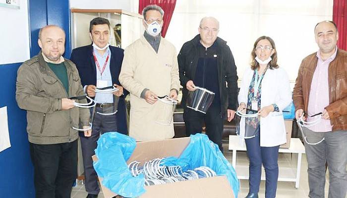 İÇDAŞ BİGA MESLEKİ VE TEKNİK ANADOLU LİSESİ’NDEN SAĞLIK ÇALIŞANLARINA DESTEK