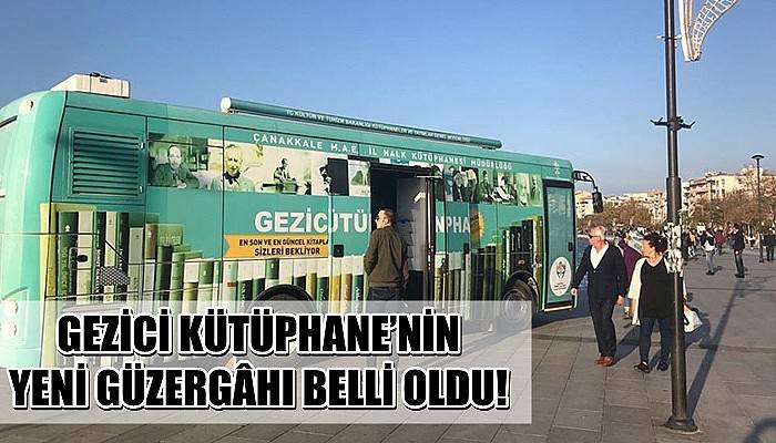 Gezici Kütüphane’nin yeni güzergâhı belli oldu!