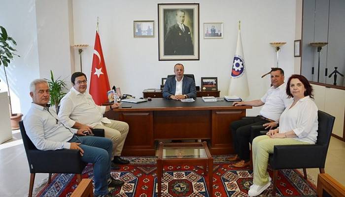 CHP ÇANAKKALE MİLLETVEKİLLERİNDEN ÇTSO YÖNETİM KURULU BAŞKANINA ZİYARET
