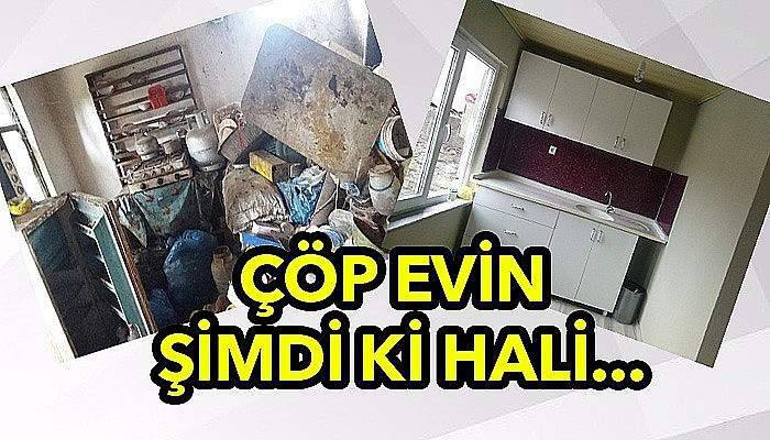 Çöp ev işte bu hale getirildi