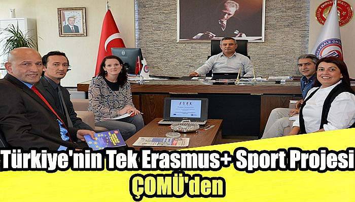 Türkiye'nin Tek Erasmus+ Sport Projesi ÇOMÜ'den