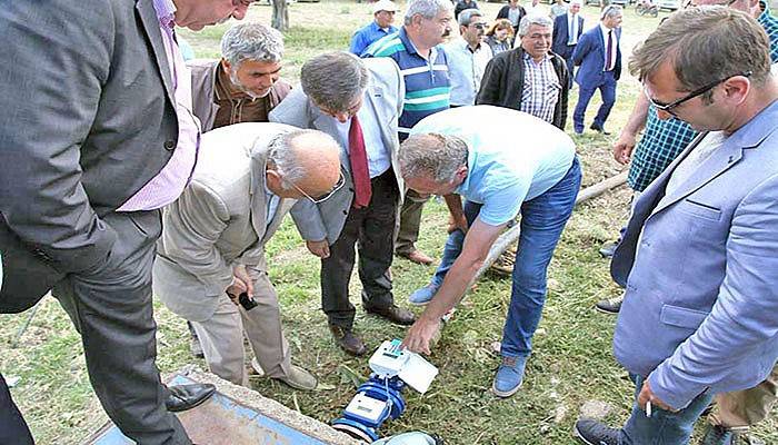 Tarımsal sulamada ön ödemeli sayaç