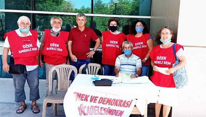 “EMEK VE DEMOKRASİ MÜCADELESİNDEN EMEKLİ OLUNMAZ”