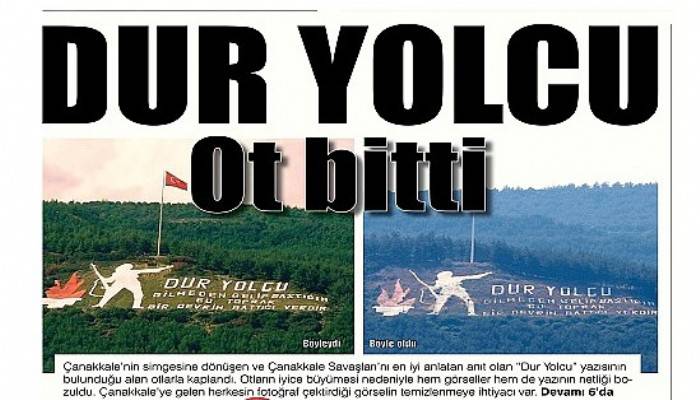 Dur Yolcu'ya yakışmıyor