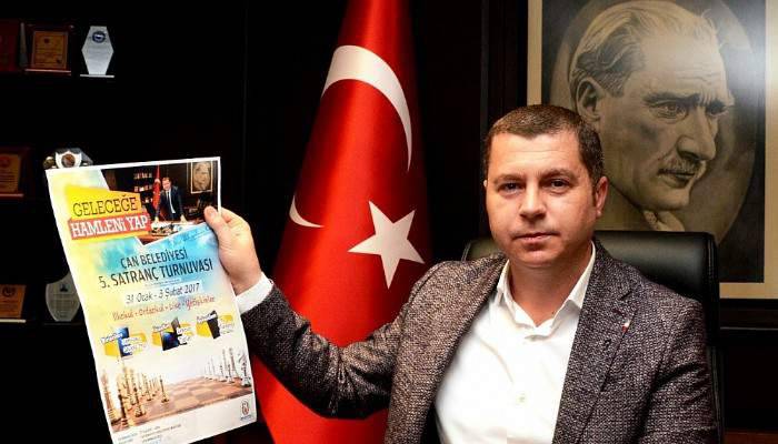 Çan 5. Satranç turnuvasına hazırlanıyor.