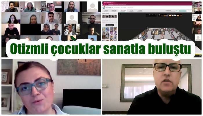 Otizmli çocuklar sanatla buluştu