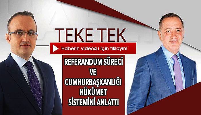 Turan, Teke Tek'e konuk oldu (VİDEO)