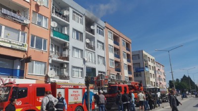 4 Katlı Apartmanda Çıkan  Yangın Yürekleri Ağıza Getirdi  
