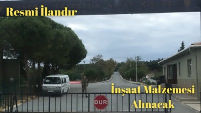 İnşaat malzemesi alınacak