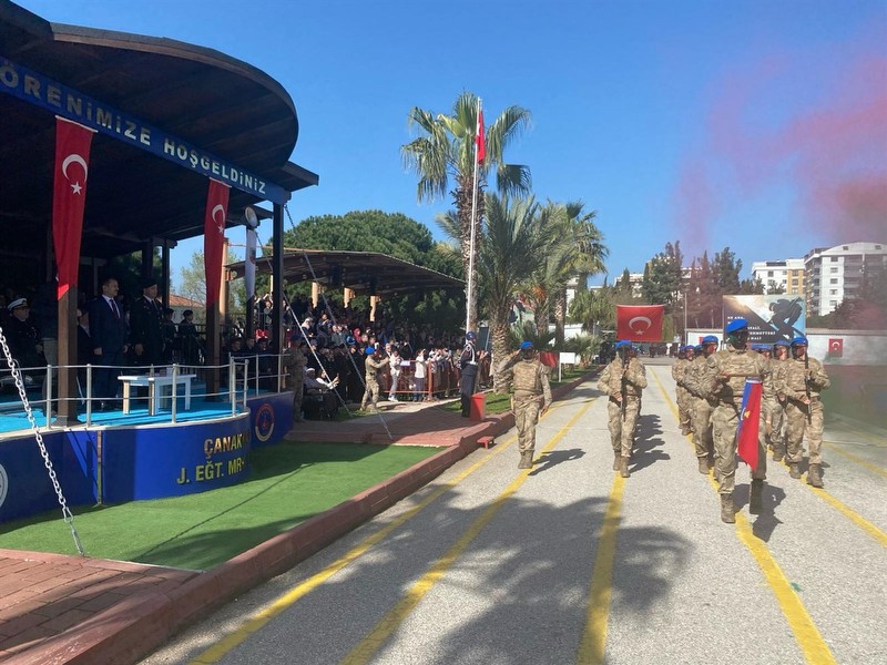 Çanakkale'de acemi erlerin yemin töreni gerçekleştirildi