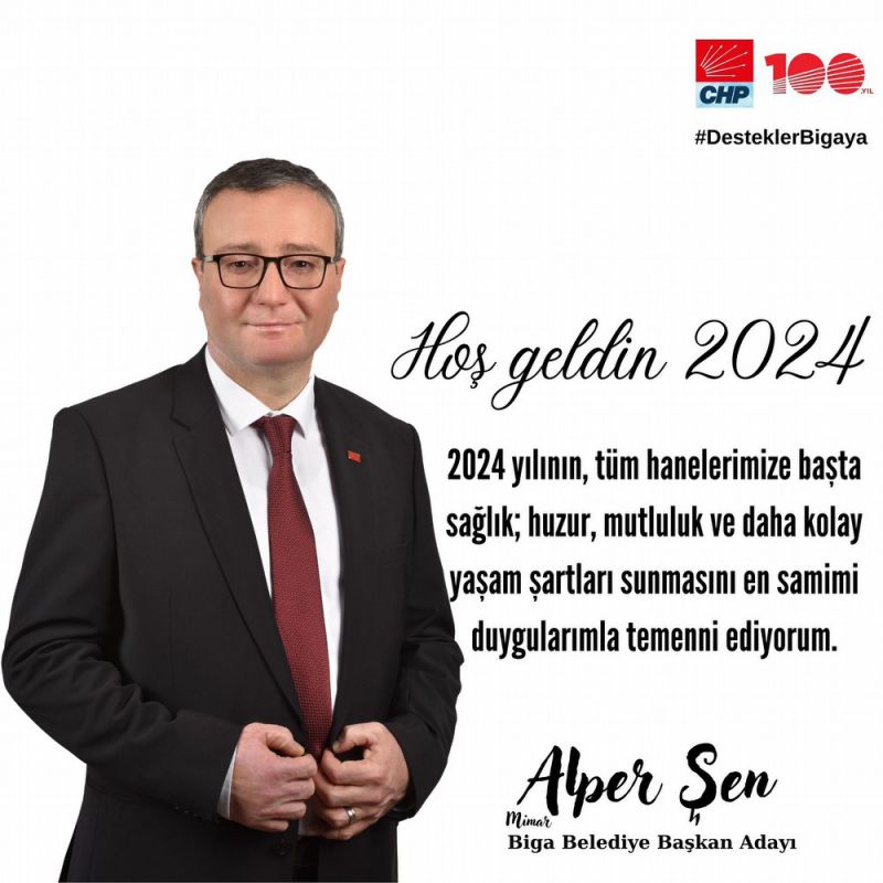 Cumhuriyet Halk Partisi Biga Belediye Başkan Adayı Mimar Alper Şen