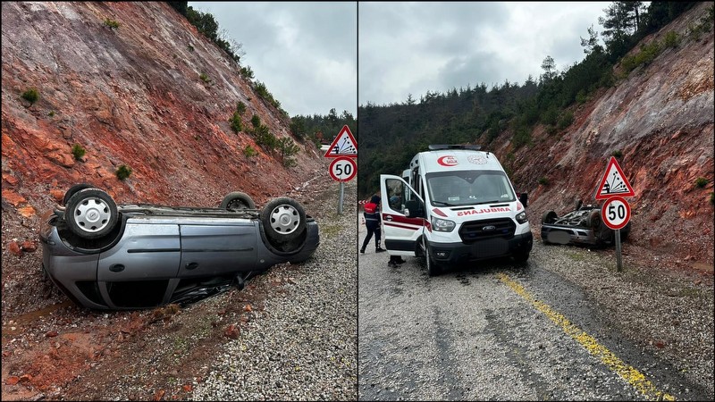 Çan'da feci kaza meydana geldi