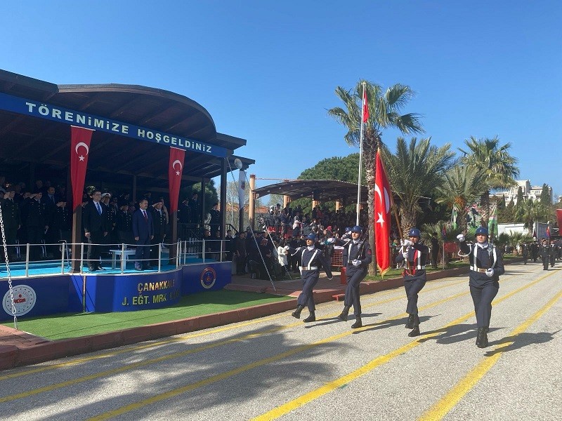 Çanakkale'de acemi erlerin yemin töreni gerçekleştirildi