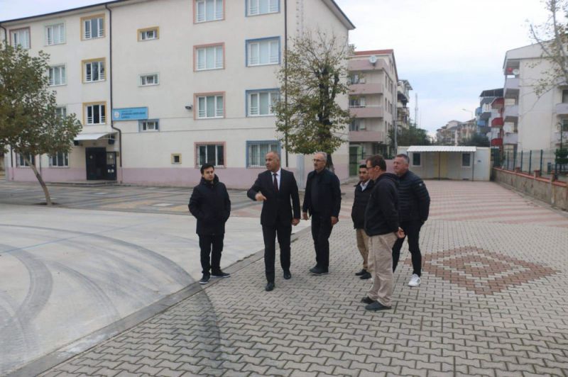 Biga’da bir okulun daha inşaat çalışması başladı