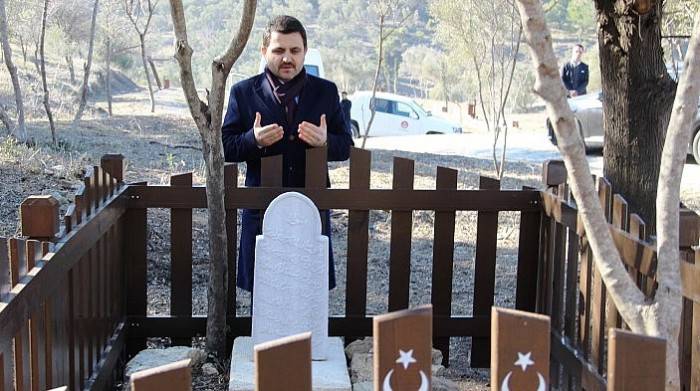 Kahraman Mehmet Çavuş'un mezarı 1 asır sonra gün yüzüne çıkarıldı