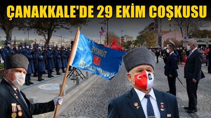 Çanakkale'de 29 Ekim coşkusu