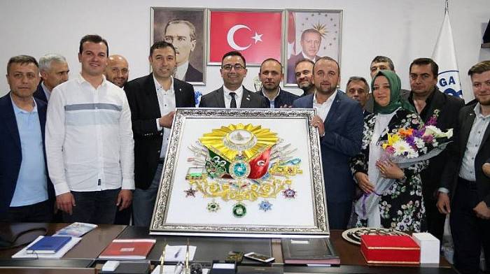 AK PARTİ BİGA’DAN BAŞKAN ERDOĞAN'A ZİYARET