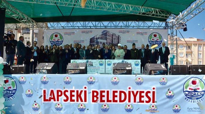 Lapseki Belediyesi Hizmet Binası ve Kültür Merkezi Temeli Atıldı