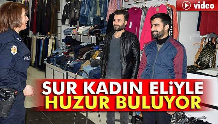  Sur’a atanan kadın emniyet müdürüne yoğun ilgi